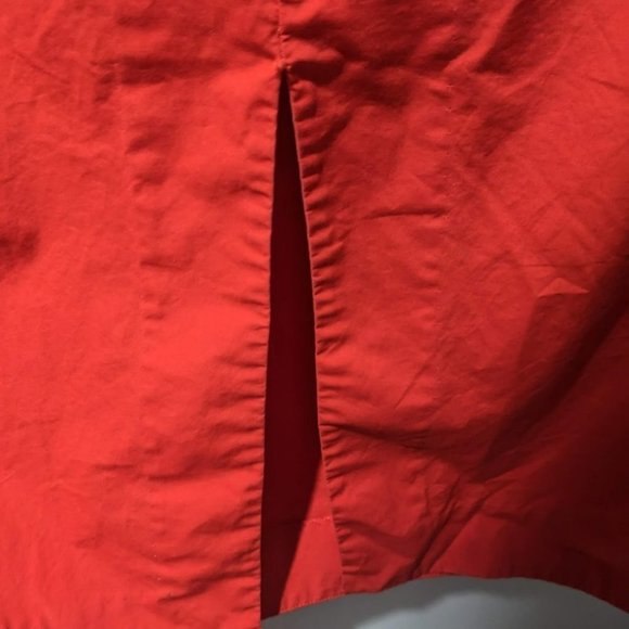 COS | Front Slit Midi Skirt in Red - Picture 7 of 8